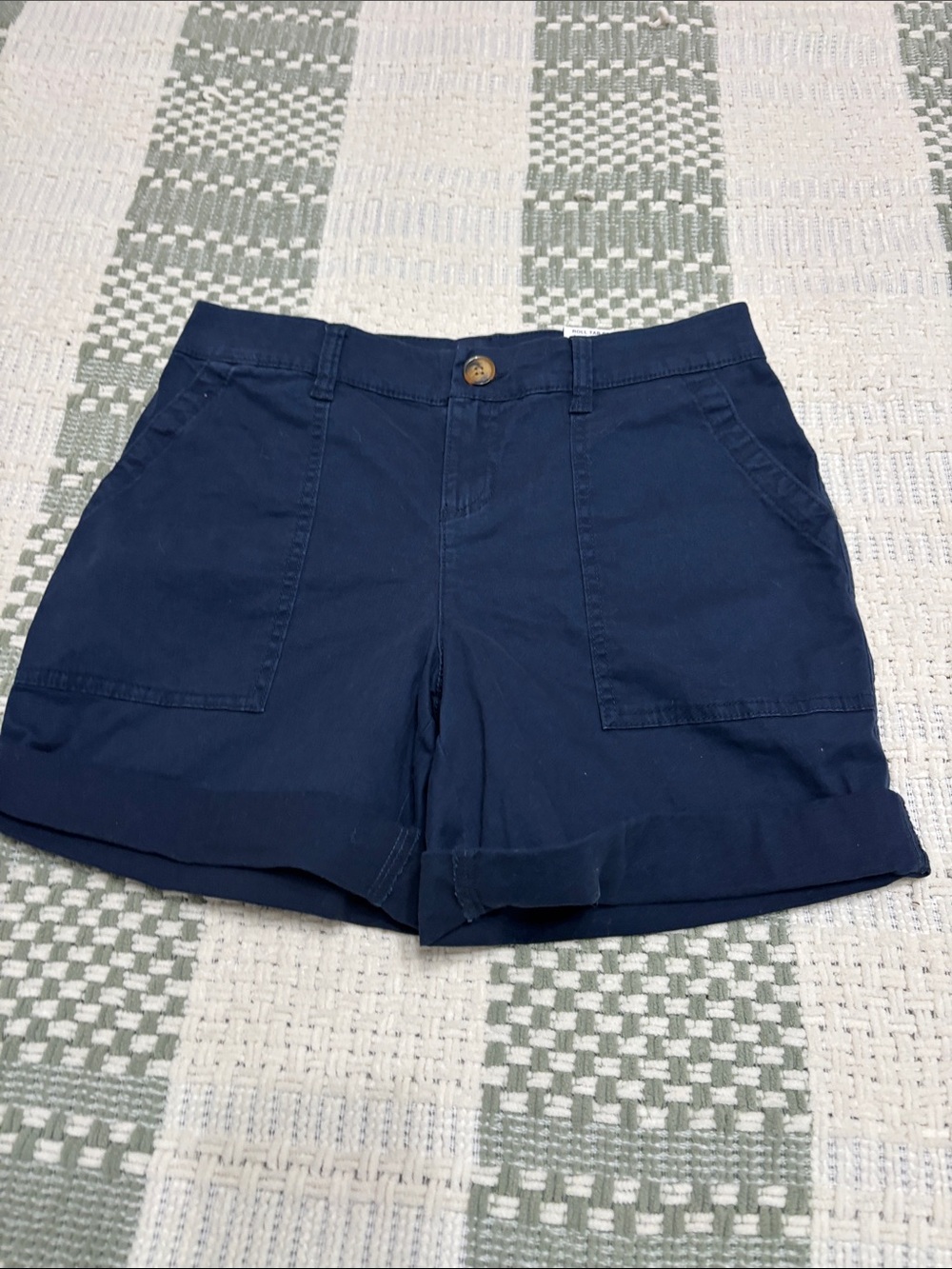 Style & Co. Navy Roll-Cuff Women's Shorts